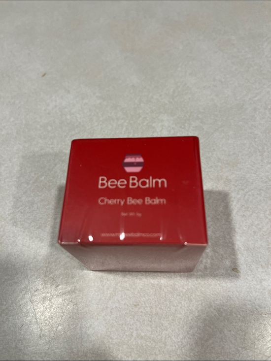 Bee Balm Other - Red Square Cosmetic Jar - Glossy Finish